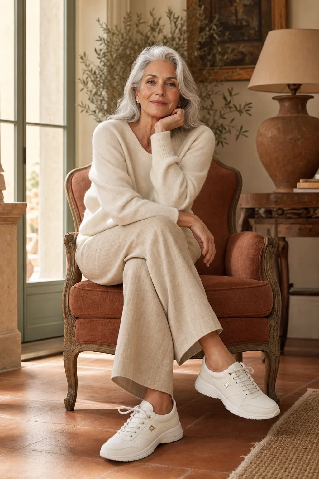 Conforto e elegância para mulheres 55+